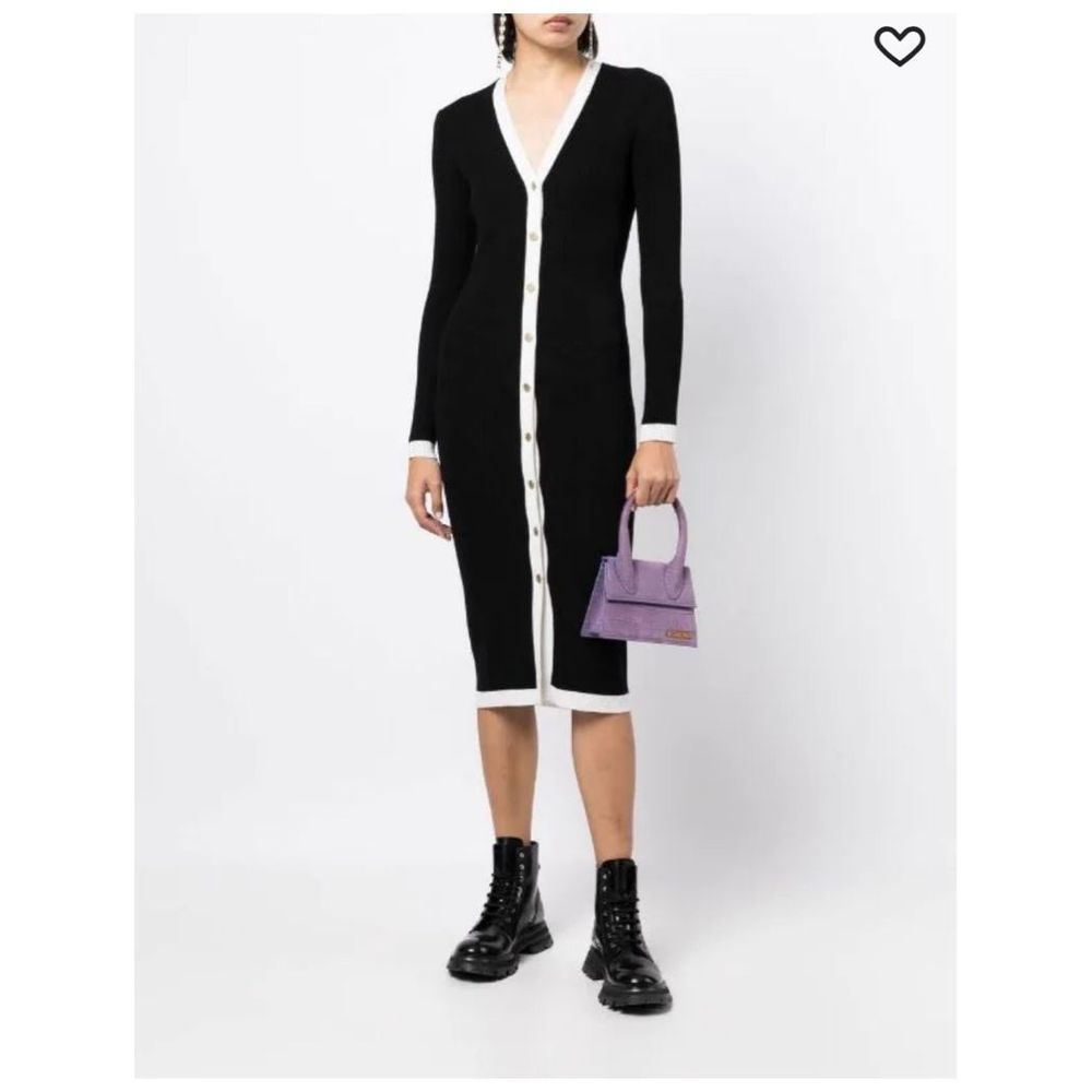 Alice + Olivia Alcina Rib Knit Wool Blend Sweater Dress worn once!